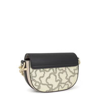 Mini Bandolera Medialuna Kaos Icon Negra-Beige Mini Bandolera Medialuna Kaos Icon Negra-Beige 1